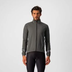 Castelli Emergency 2 Men's Rain Jacket - Light Black -Cycle Fix 01 4521500 075