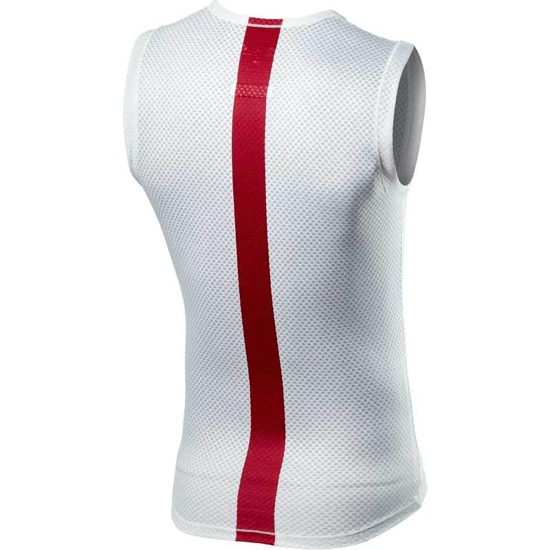 Castelli Team Ineos Pro Mesh Sleeveless Base Layer - White 2 Castelli Team Ineos Pro Mesh Sleeveless Base Layer - White - Image 2