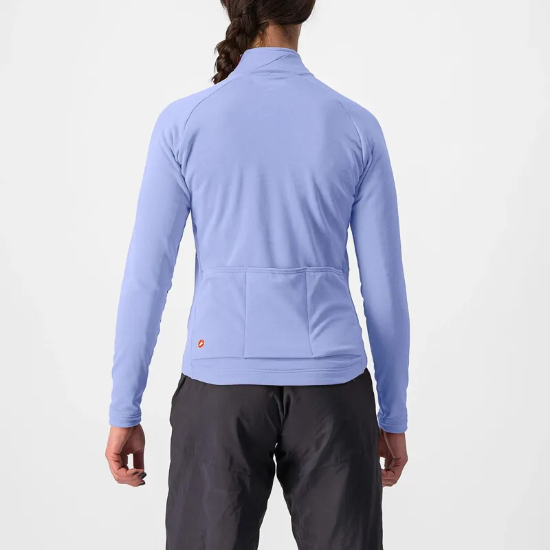 Castelli Unlimited Trail Women's Long Sleeve Jersey - Violet Mist/Grey 2 Castelli Unlimited Trail Women's Long Sleeve Jersey - Violet Mist/Grey - Image 2