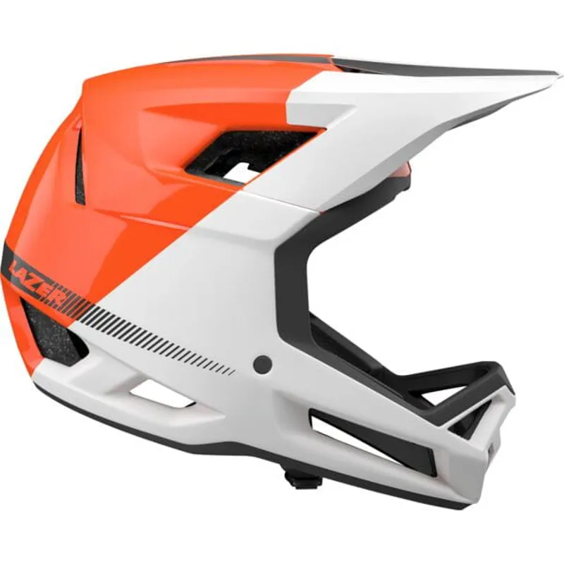 Lazer Cage KinetiCore Full Face MTB Helmet - Matt Orange/White 5 Lazer Cage KinetiCore Full Face MTB Helmet - Matt Orange/White - Image 5