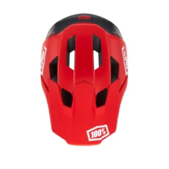 100 Percent Trajecta Full Face MTB Helmet - Red -Cycle Fix 100TrajectaRed 4
