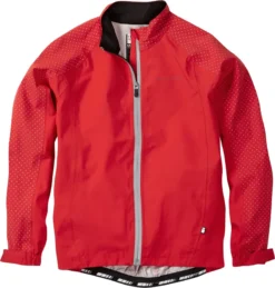 Madison Sportive Hi-Viz Youth Waterproof Jacket - Flame Red
