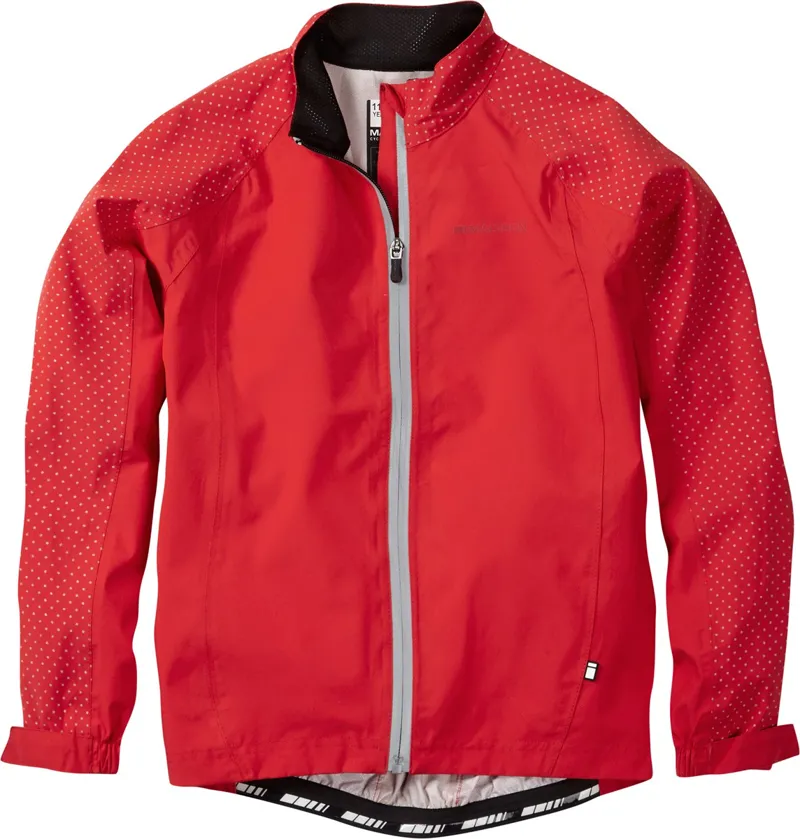 Madison Sportive Hi-Viz Youth Waterproof Jacket - Flame Red 1 Madison Sportive Hi-Viz Youth Waterproof Jacket - Flame Red
