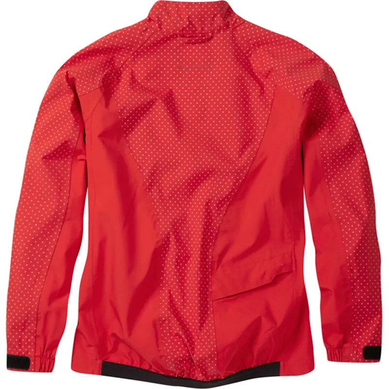 Madison Sportive Hi-Viz Youth Waterproof Jacket - Flame Red 3 Madison Sportive Hi-Viz Youth Waterproof Jacket - Flame Red - Image 3