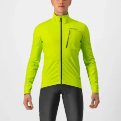 Castelli Go Men's Windproof Jacket - Electric Lime/Black 20 Castelli Go Men's Windproof Jacket - Electric Lime/Black -Cycle Fix 2 999