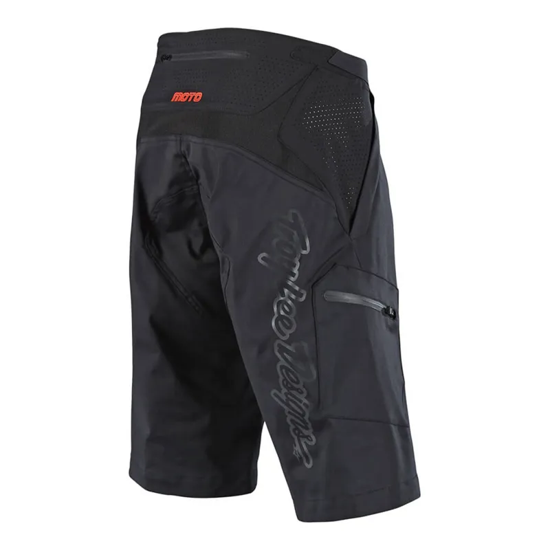 Troy Lee Designs Moto Baggy Shorts - Solid Black 3 Troy Lee Designs Moto Baggy Shorts - Solid Black - Image 3