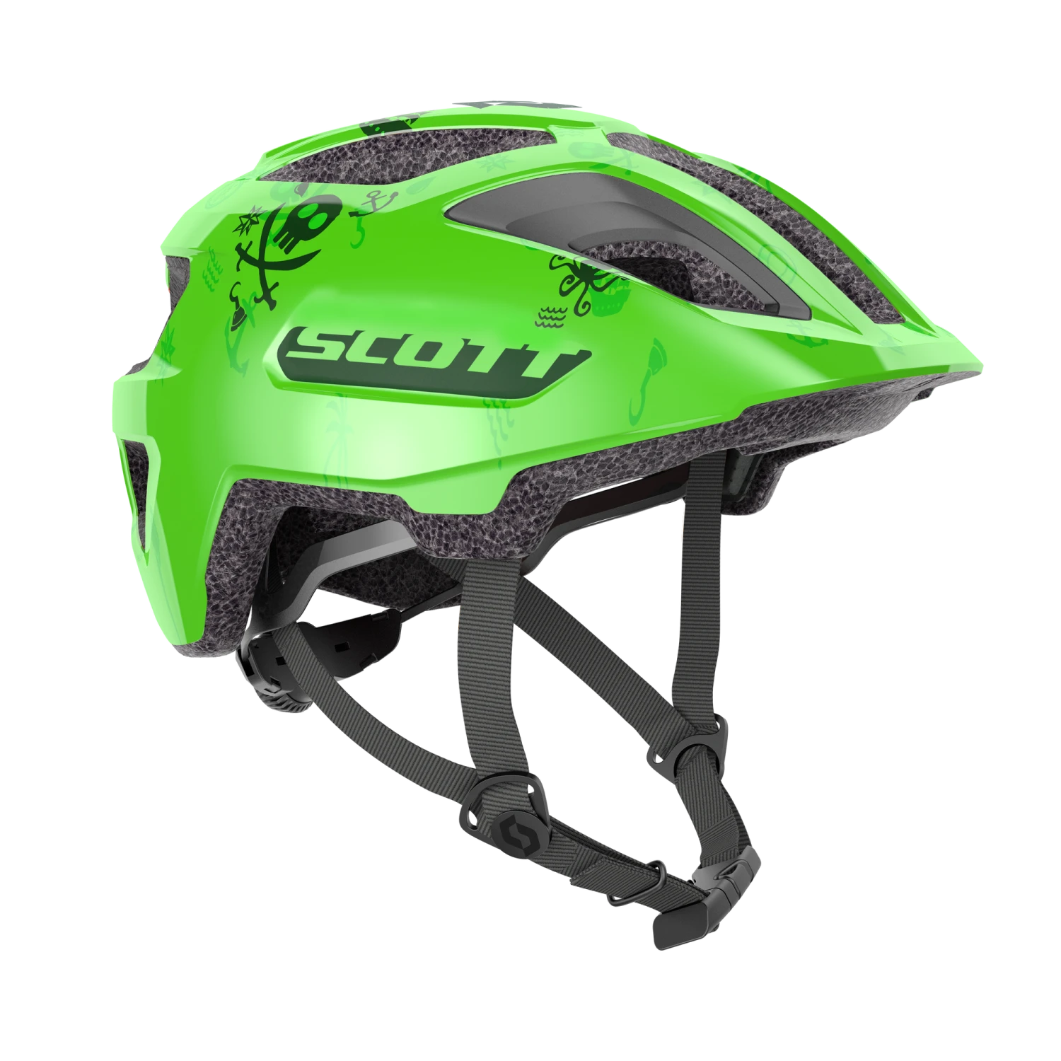 Scott Spunto Junior Helmet - 50-56cm - Juniper Green 1 Scott Spunto Junior Helmet - 50-56cm - Juniper Green
