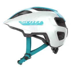 Scott Spunto Junior Helmet - 50-56cm - Pearl White/Breeze Blue -Cycle Fix 2752326931222 2