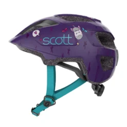 Scott Spunto Kids Helmet - 46-52cm - Deep Purple/Blue 22 Scott Spunto Kids Helmet - 46-52cm - Deep Purple/Blue -Cycle Fix 2752356932222 2
