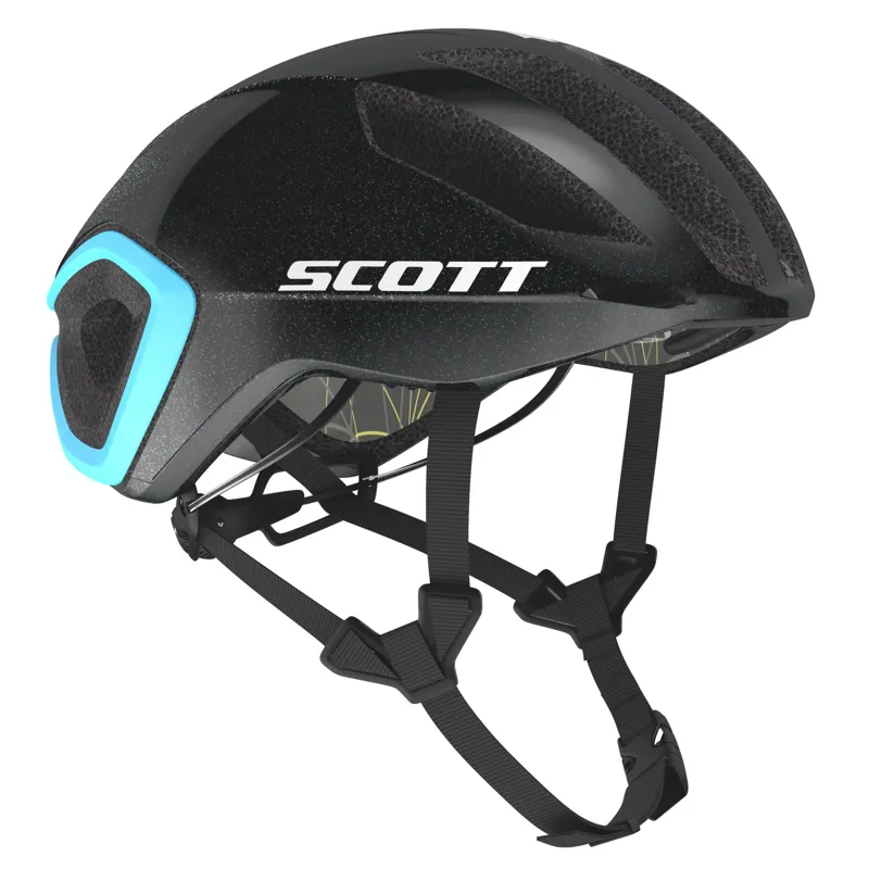 Scott Cadence Plus MIPS Road Helmet - Black/Light Blue 3 Scott Cadence Plus MIPS Road Helmet - Black/Light Blue - Image 3
