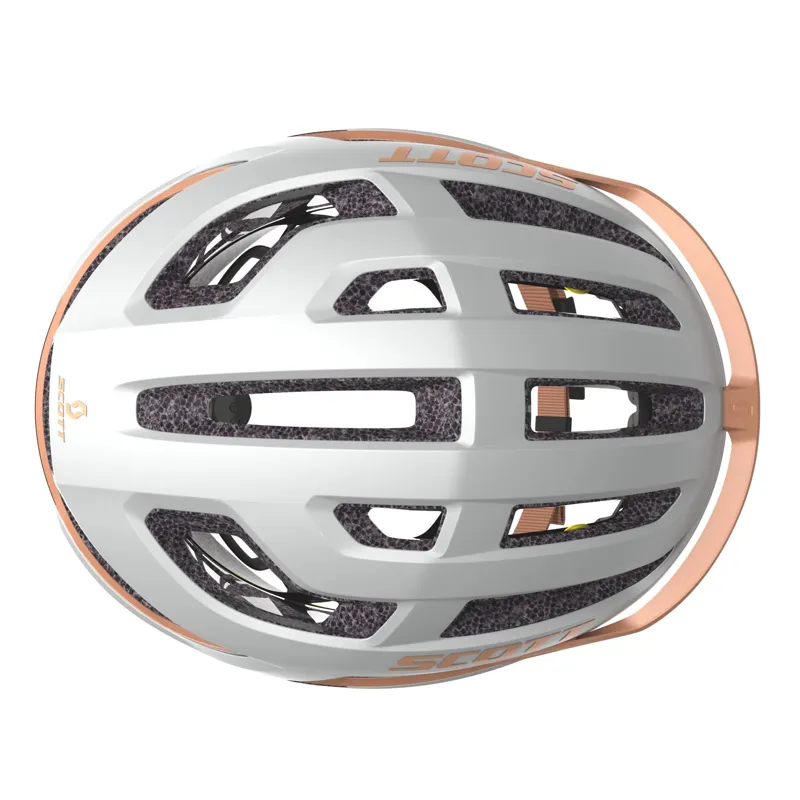 Scott Arx Plus MIPS MTB Helmet - White/Rose Beige 14 Scott Arx Plus MIPS MTB Helmet - White/Rose Beige - Image 14
