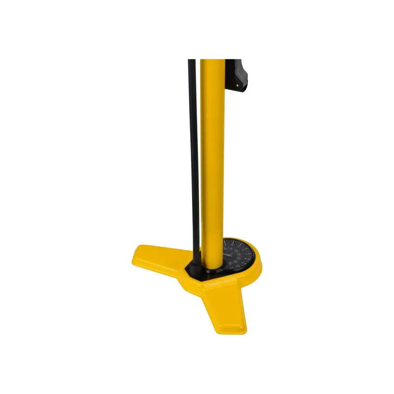 BBB BFP-27 AirSteel Floor Pump - Yellow 3 BBB BFP-27 AirSteel Floor Pump - Yellow - Image 3