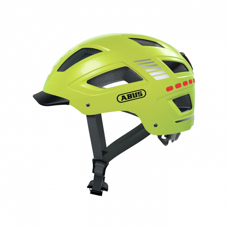 Abus Hyban 2.0 LED Urban Helmet - Silver 4 Abus Hyban 2.0 LED Urban Helmet - Silver - Image 4