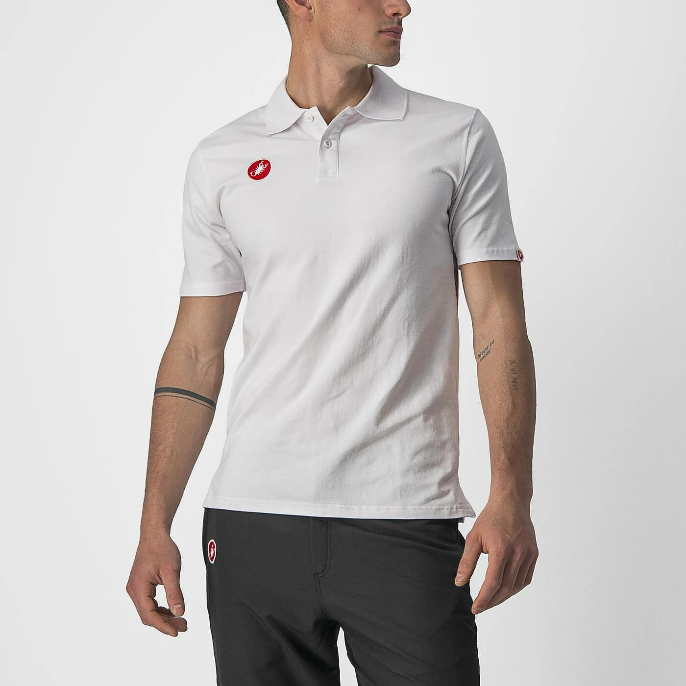 Castelli Race Day Short Sleeve Men's Polo Shirt - Black 4 Castelli Race Day Short Sleeve Men's Polo Shirt - Black - Image 4