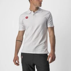 Castelli Race Day Short Sleeve Men's Polo Shirt - Melange Grey 7 Castelli Race Day Short Sleeve Men's Polo Shirt - Melange Grey -Cycle Fix 451309622p 001 01 1400Wx1400H