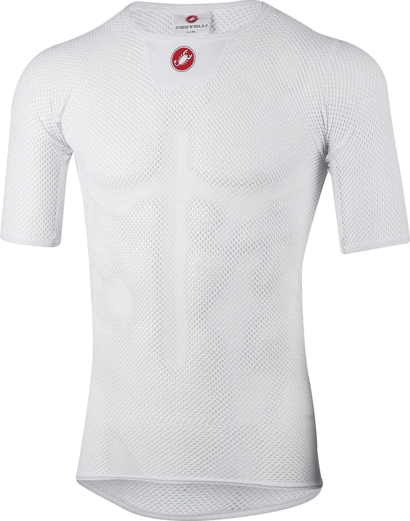 Castelli Core Mesh 3 Short Sleeve Base Layer - White 1 Castelli Core Mesh 3 Short Sleeve Base Layer - White
