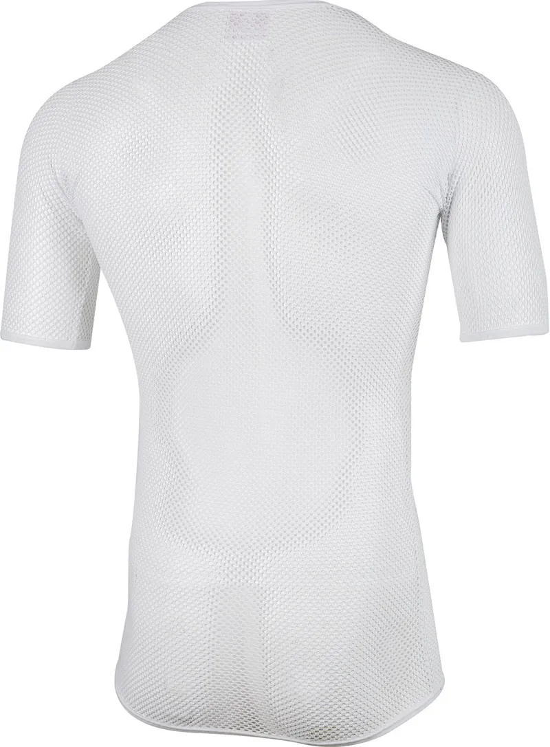Castelli Core Mesh 3 Short Sleeve Base Layer - White 2 Castelli Core Mesh 3 Short Sleeve Base Layer - White - Image 2
