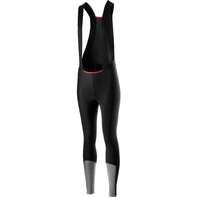 Castelli Nano Flex Pro 2 Rain Or Shine Womens Bibtights - Black 2 Castelli Nano Flex Pro 2 Rain Or Shine Womens Bibtights - Black - Image 2