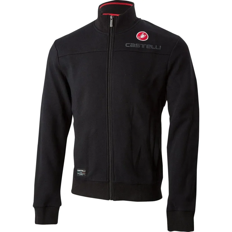 Castelli Milano Track Jacket - Black 2 Castelli Milano Track Jacket - Black - Image 2