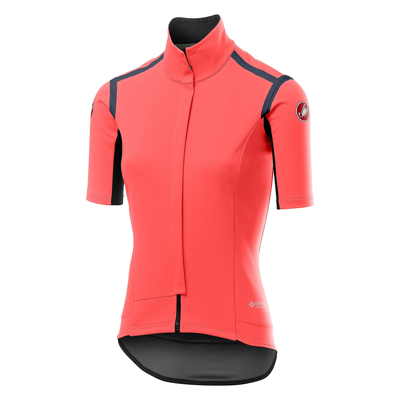 Castelli Gabba RoS Women's Short Sleeve Jersey - Steel Blue/Soft Pink 2 Castelli Gabba RoS Women's Short Sleeve Jersey - Steel Blue/Soft Pink - Image 2