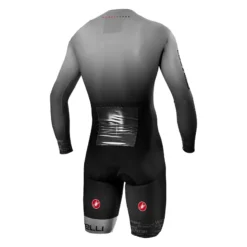 Castelli Body Paint 4.X Long Sleeve Speed Suit - Silver Grey/Black