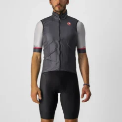 Castelli Aria Men's Windproof Vest - Dark Grey