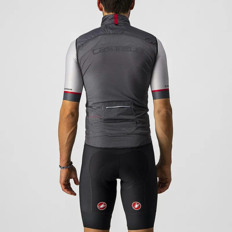 Castelli Aria Men's Windproof Vest - Dark Grey 3 Castelli Aria Men's Windproof Vest - Dark Grey - Image 3