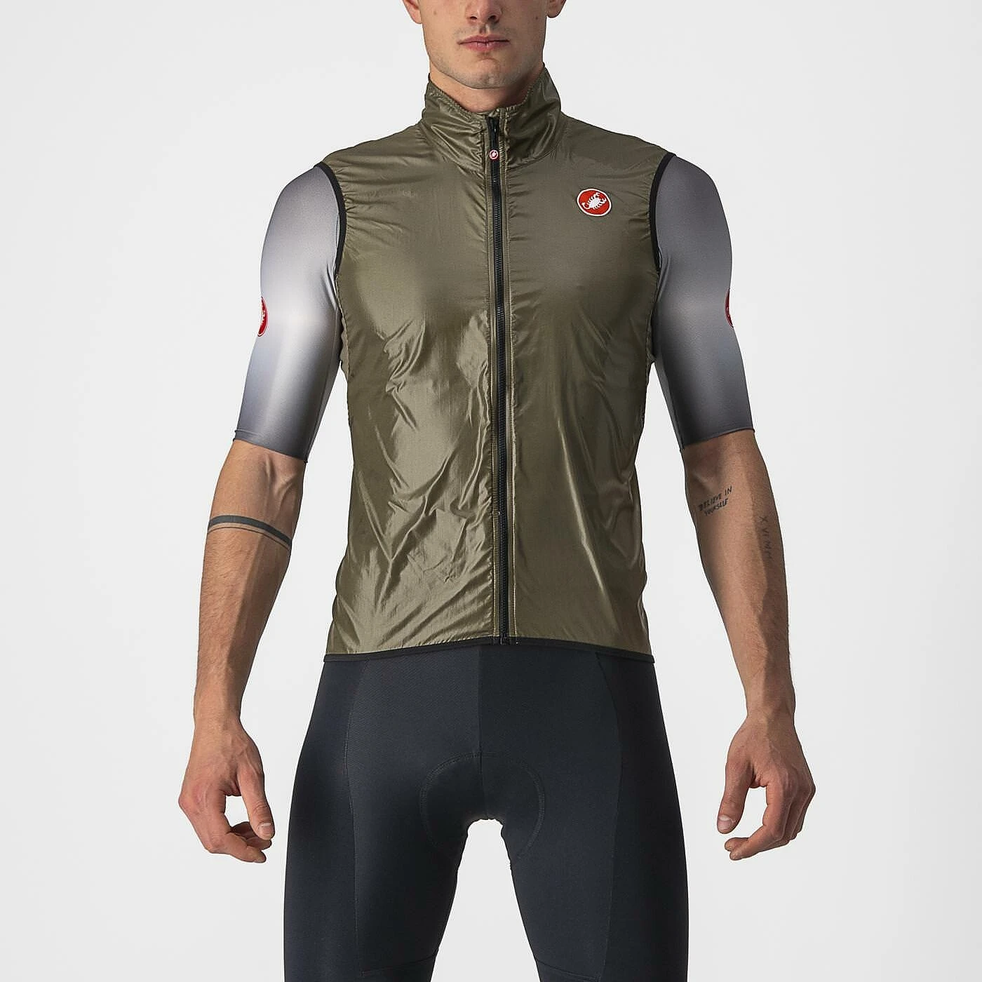 Castelli Aria Men's Windproof Vest - Dark Grey 2 Castelli Aria Men's Windproof Vest - Dark Grey - Image 2