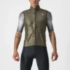 Castelli Aria Men's Windproof Vest - Moss Brown