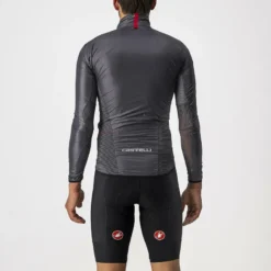 Castelli Aria Shell Men's Windproof Jacket - Dark Grey 6 Castelli Aria Shell Men's Windproof Jacket - Dark Grey -Cycle Fix 452005822p 030 02 1400Wx1400H