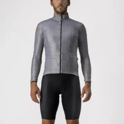 Castelli Aria Shell Men's Windproof Jacket - Silver Grey -Cycle Fix 452005822p 870 01 1400Wx1400H