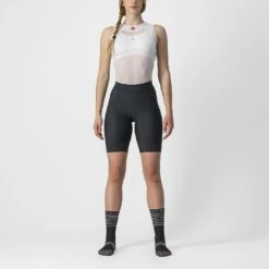 Castelli Prima Women's Shorts - Forest Grey/Sulphur