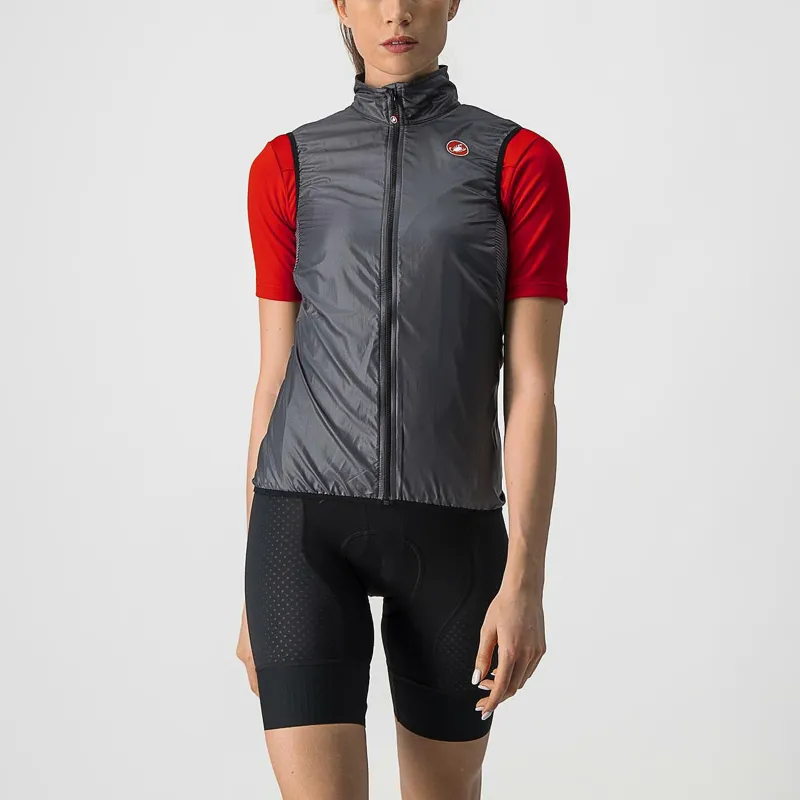 Castelli Aria Women's Windproof Vest - Silver Grey 2 Castelli Aria Women's Windproof Vest - Silver Grey - Image 2