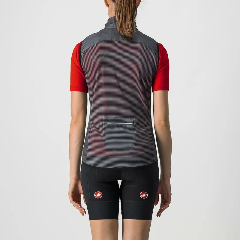 Castelli Aria Women's Windproof Vest - Dark Grey 4 Castelli Aria Women's Windproof Vest - Dark Grey - Image 4