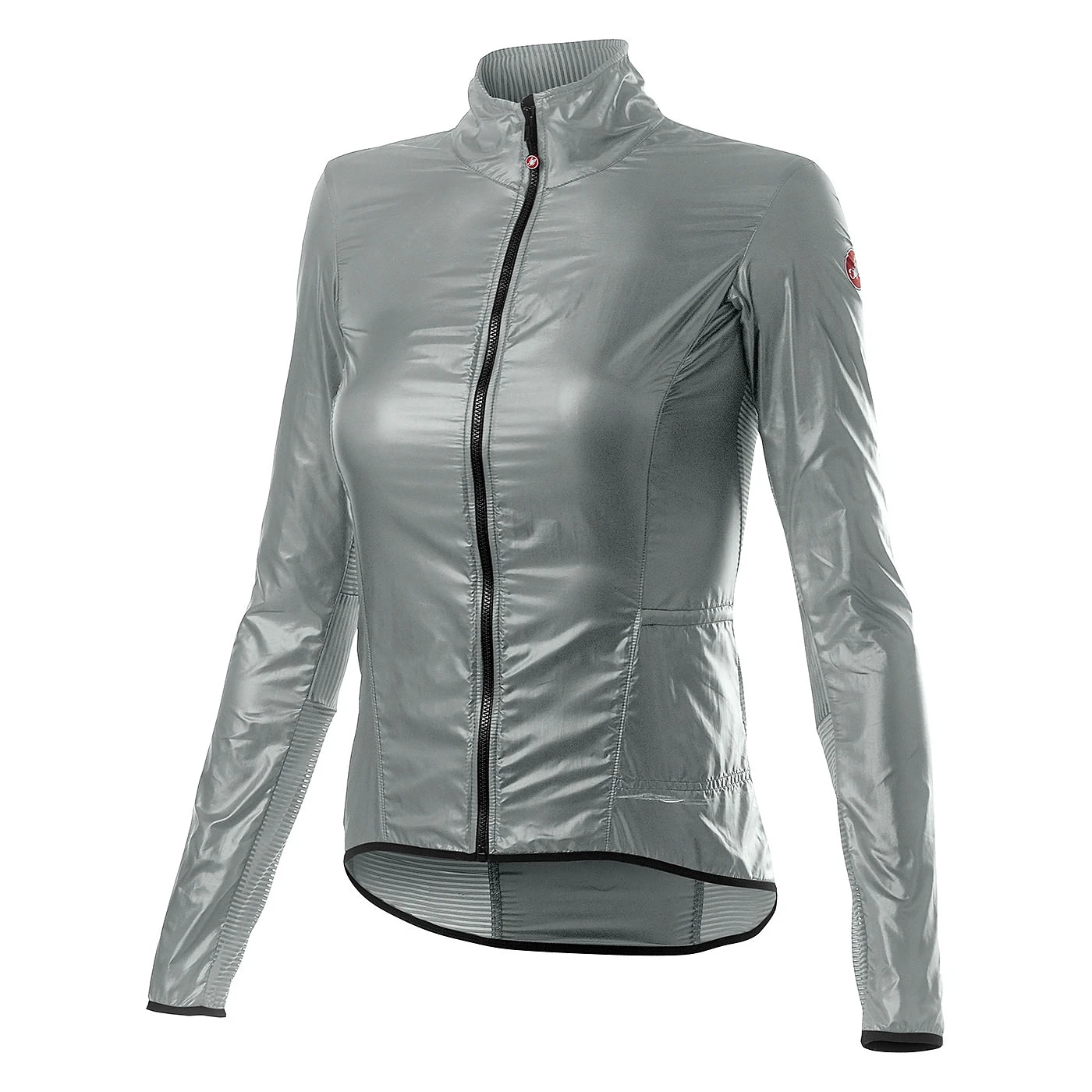 Castelli Aria Shell Womens Windproof Jacket - Dark Grey 2 Castelli Aria Shell Womens Windproof Jacket - Dark Grey - Image 2