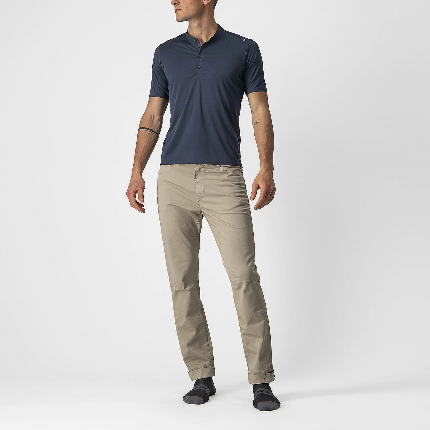 Castelli VG 5 Pocket Men's Casual Pants - Military Green 2 Castelli VG 5 Pocket Men's Casual Pants - Military Green - Image 2