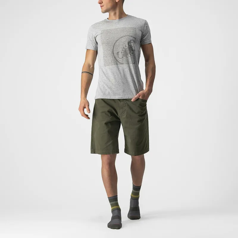 Castelli VG 5 Pocket Men's Baggy Shorts - Military Green 2 Castelli VG 5 Pocket Men's Baggy Shorts - Military Green - Image 2