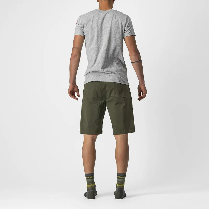 Castelli VG 5 Pocket Men's Baggy Shorts - Military Green 4 Castelli VG 5 Pocket Men's Baggy Shorts - Military Green - Image 4