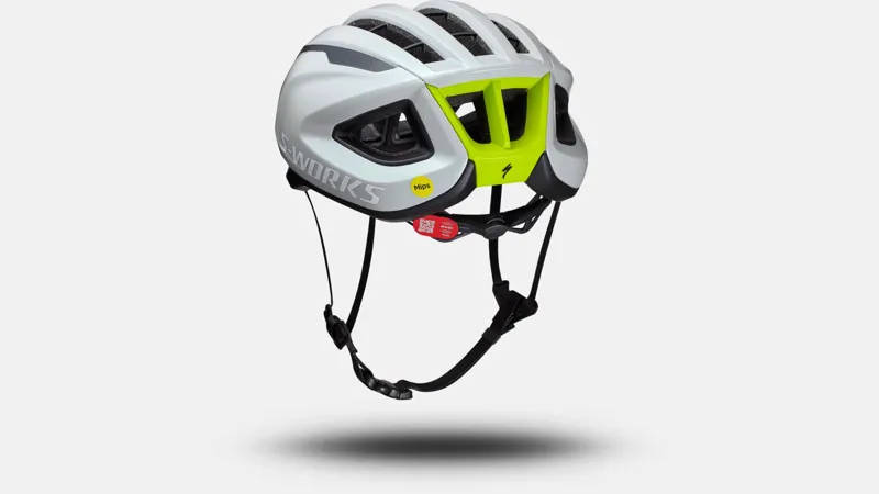 Specialized S-Works Prevail 3 MIPS Road Helmet - Hyper/Dove Grey 9 Specialized S-Works Prevail 3 MIPS Road Helmet - Hyper/Dove Grey - Image 9