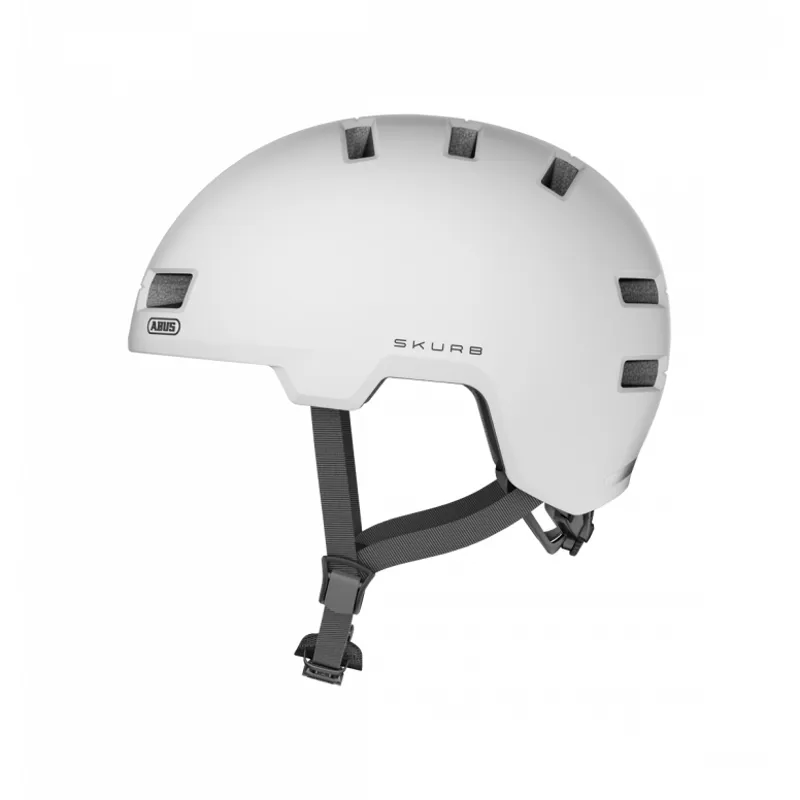 Abus Skurb BMX Helmet - White 1 Abus Skurb BMX Helmet - White
