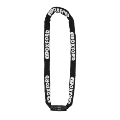 Oxford Combi Chain8 Combination Chain Lock - 8mm X 0.9m - Black -Cycle Fix 5745741 zz lk117 1 2 3 1000