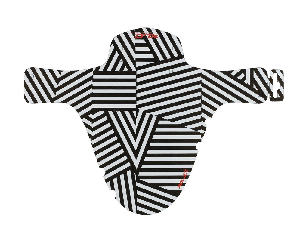 XLC MG-C30 Mini Front Mudguard For Fat Bikes - White 4 XLC MG-C30 Mini Front Mudguard For Fat Bikes - White - Image 4