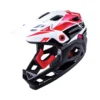 Kali Maya Child Race MTB Helmet - Gloss White/Red/ Black - 50-54cm