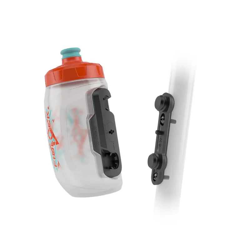 Fidlock TWIST 450ml Water Bottle + Bike Base - Trans Black 7 Fidlock TWIST 450ml Water Bottle + Bike Base - Trans Black - Image 7