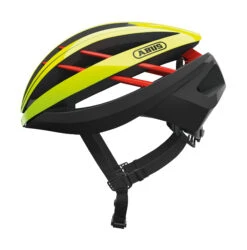 Abus Aventor Road Cycling Helmet - Red 14 Abus Aventor Road Cycling Helmet - Red -Cycle Fix 77610 aventor neonyellow side cmyk