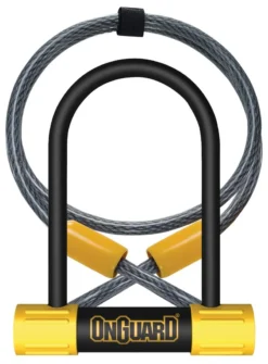 OnGuard Bulldog Mini DT U-Lock With Cable - 90 X 140 X 13mm
