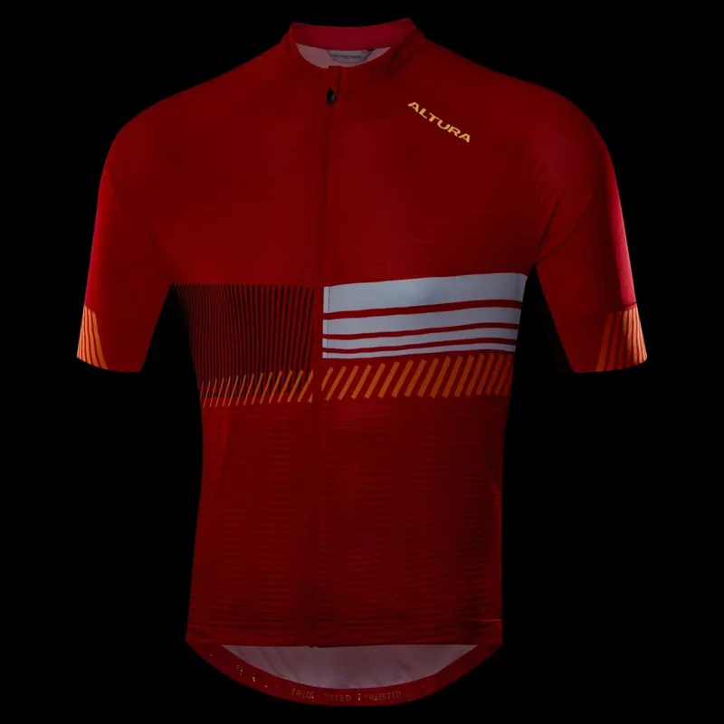 Altura Club Short Sleeve Jersey - Red/Maroon 4 Altura Club Short Sleeve Jersey - Red/Maroon - Image 4