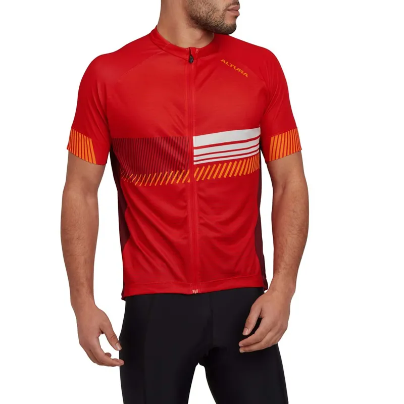 Altura Club Short Sleeve Jersey - Red/Maroon 1 Altura Club Short Sleeve Jersey - Red/Maroon