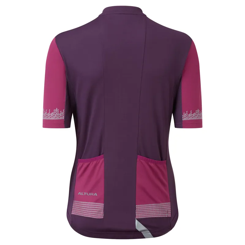 Altura Nightvision Women's Short Sleeve Jersey - Purple 1 Altura Nightvision Women's Short Sleeve Jersey - Purple