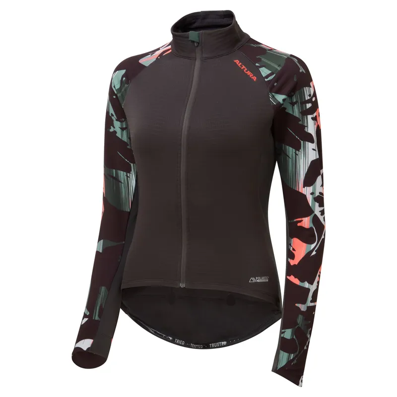 Altura Icon Windproof Women's Long Sleeve Jersey - Black 1 Altura Icon Windproof Women's Long Sleeve Jersey - Black